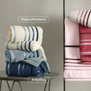 Kit 10 Toalhas de Banhão Gigante Fio penteado 100% Algodão 70 x 140cm Neutras