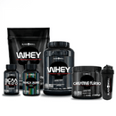 COMBO WHEY 2X + BCAA + CREATINA + MACA PERUANA + COQUETELEIRA