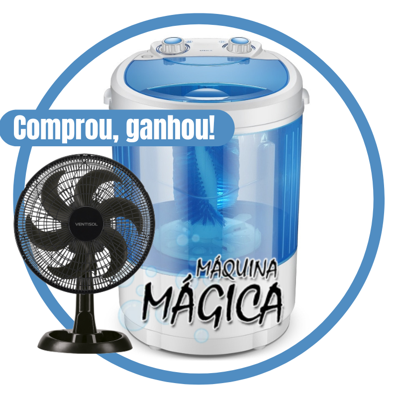 Máquina Mágica Bivolt - Brinde Exclusivo