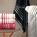 Kit 10 Toalhas de Banhão Gigante Fio penteado 100% Algodão 70 x 140cm Neutras