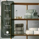 Kit 10 Toalhas de Banhão Gigante Fio penteado 100% Algodão 70 x 140cm Neutras