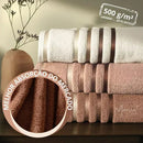 Kit 10 Toalhas de Banhão Gigante Fio penteado 100% Algodão 70 x 140cm Neutras