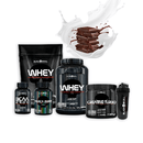 COMBO WHEY 2X + BCAA + CREATINA + MACA PERUANA + COQUETELEIRA