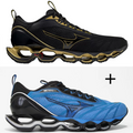 Kit 02 pares de Tênis Unissex -MizunoWaveProphecy13