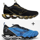 Kit 02 pares de Tênis Unissex -MizunoWaveProphecy13