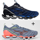 Kit 02 pares de Tênis Unissex -MizunoWaveProphecy13