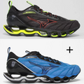 Kit 02 pares de Tênis Unissex -MizunoWaveProphecy13