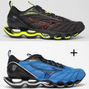Kit 02 pares de Tênis Unissex -MizunoWaveProphecy13