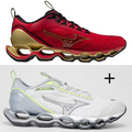 Kit 02 pares de Tênis Unissex -MizunoWaveProphecy13