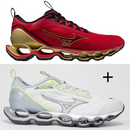 Kit 02 pares de Tênis Unissex -MizunoWaveProphecy13