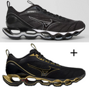 Kit 02 pares de Tênis Unissex -MizunoWaveProphecy13