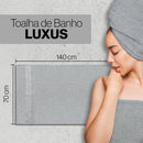 Kit 10 Toalhas de Banhão Gigante Fio penteado 100% Algodão 70 x 140cm Neutras